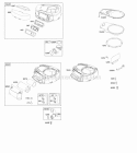 Part Location Diagram of 794151 Briggs and Stratton Support-blower Hsg